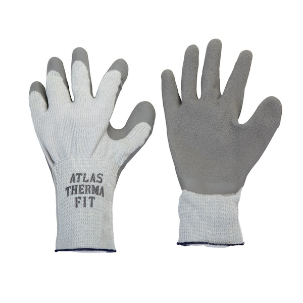 Showa Atlas Atlas Therma Fit Unisex Indoor/Outdoor Cold Weather Work Gloves Gray M 1 pair 451M-08.RT - main